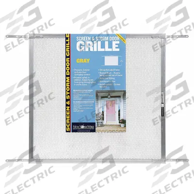 SAINT-GOBAIN ADFORS Grille: Grille, 18 61/64 in Overall Ht, 30 in Overall Lg - Screen Door Hardware