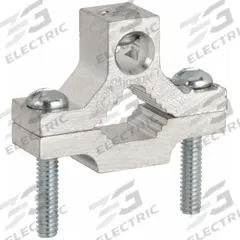Grounding Connector: Aluminum, 1 Grounding Wires, 14 AWG to 1/0 AWG (MPN GC15A). Key specifications — Brand: BURNDY; Description/Special Features: Slotted Steel Screw; For Use With: Copper Conductor; Grounding Wire Size: 8 to 4/0 AWG STR; Material: Aluminum; Grounding Wires Connected To: 1/2 in to 1 in Pipe; Manufacturer Part Number: GC15A.