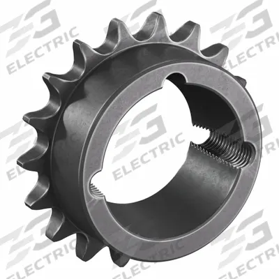 TRITAN Bushed Roller Chain Sprocket: For 40 Chain, 18 Teeth, 2.879 in Pitch Dia - Size 40 Bushed-Bore Roller Chain Sprockets
