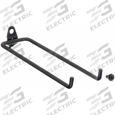 APPROVED VENDOR Double Rod Pegboard Hook: 1/4 in Peg Hole, For 1 in Pegboard Hole Spacing - Hooks for Round-Hole Pegboard