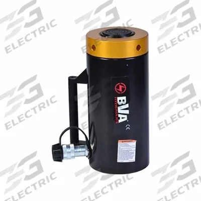 BVA HYDRAULICS Lock Nut Hydraulic Rams: 100 ton Nominal Capacity, 10 in Nominal Stroke Lg - Lightweight Lock Nut Rams