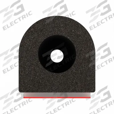 FAIRCHILD Seal: D-Shaped, Self-Adhesive Mounting, Std, EPDM, 50 ft Overall Lg - D-Section Foam Rubber Seals