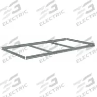 TENNSCO Shelf: 72 in x 36 in, 600 lb Load Capacity, Gray, Shelf (MPN ZBES-7236). Key specifications — Includes: (4) Beams; Shelf Configuration: Single Straight; Color: Gray; Frame Material: Steel; Brand: TENNSCO; Frame Finish: Zinc Plated; Product Type: Shelf.