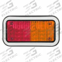 CODE 3 Perimeter Light: Emergency Vehicle Perimeter Light, Amber/Red, 6 W Watt, Clear, LED, IP65 (MPN 45BZRA). Key specifications — Brand: CODE 3; Lens Color: Clear; Number of Flash Patterns: 20; Installation Type: Permanent; Operating Voltage: 12/24V DC.