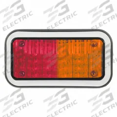 CODE 3 Perimeter Light: Emergency Vehicle Perimeter Light, Amber/Red, 6 W Watt, Clear, LED, IP65 (MPN 45BZRA). Key specifications — Brand: CODE 3; Lens Color: Clear; Number of Flash Patterns: 20; Installation Type: Permanent; Operating Voltage: 12/24V DC.