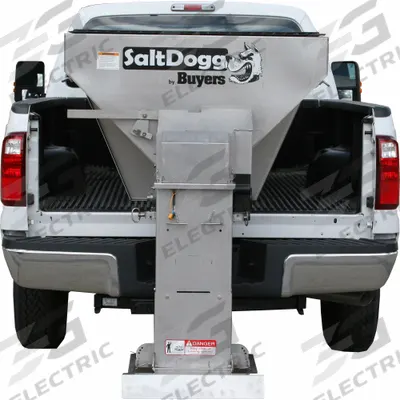 BUYERS PRODUCTS Tailgate Spreader: Vehicle Battery-Powered, Compatible With: Truck - In-Bed Spreaders