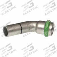 APOLLO Crimp Elbow Fitting: 1 in Pipe x 1 in Pipe Size, Press-fit x FTG, EPDM, SmartPress (MPN 123456972). Key specifications — Brand: APOLLO; Series: SmartPress.