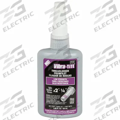 VIBRA-TITE Low-Strength Threadlocker: 111, Purple, 1.69 fl oz, Bottle, 1 EA - Low-Strength Threadlockers (Purple)