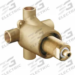 MOEN Transfer Valve: Compatible Product Type Shower Valve (MPN 3360). Key specifications — Brand: MOEN; Product Type: Transfer Valve; Compatible Product Type: Shower Valve; Includes: Commercial Three-Function 2 in Transfer Valve.