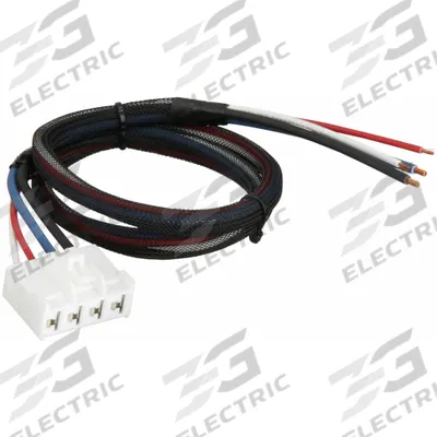 REESE Brake Control Adapter Harness: Pre-Wired, 3 7/8 in Overall Lg - Fleet and Vehicle Maintenance
