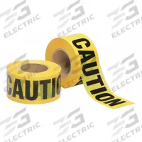 ABILITY ONE Barricade Tape: 1,000 ft Lg, 3 in Wd, Caution Legend, Polyethylene, Yellow Color (MPN 9905-01-613-4243). Key specifications — attr981695: Caution; attr981696: Black; attr377522: ABILITY ONE.