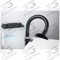WELLER Stationary Fume Extractor: 59 cfm, 3.3 ft Hose Lg, 48 dB (MPN U-100-1056-ESDN). Key specifications — Manufacturer Part Number: U-100-1056-ESDN; Brand: WELLER; Input Voltage (Nominal): 120/230V; ESD Safe: Yes.