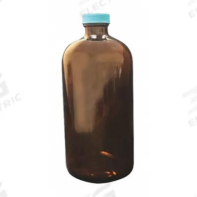 APPROVED VENDOR Sampling Bottle: 60 mL, Amber, 20-400 mm, Polypropylene, 24, PTFE - Amber Narrow Mouth Round Glass Lab Bottles