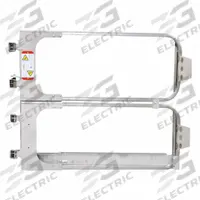 PS INDUSTRIES Full Height Ladder Safety Gate: Stainless Steel, For 40 in to 50 in Opening Wd, Adj (MPN LSGF-4050-304SW). Key specifications — Brand: PS INDUSTRIES; Includes Lock: No; Mounting Location: Flat Bar; For Opening Width: 40 in to 50 in; Gate Finish/Color: Unfinished Silver.