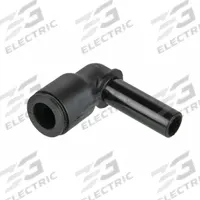 LEGRIS Push-Fit Elbow Fitting: 10 mm OD x 12 mm OD Size, Push-to-Connect x Push-to-Connect, Black (MPN 3182 10 12). Key specifications — Brand: LEGRIS.