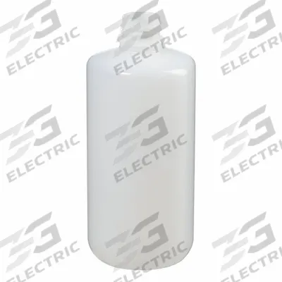 NALGENE Economy Bottle: HDPE, 16 fl oz, 500 mL, Natural, 28-415 mm Screw Closure Size - HDPE Narrow Mouth Round Lab Bottles