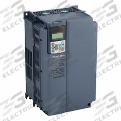 FUJI ELECTRIC Variable Frequency Drive: In Phase Single/Three, Out Phase Three, 30 hp, No Bypass (MPN FRN0088G2S-2GU). Key specifications — Style: Compact/Heat Sink; Color: Black/Blue/Gray; Output Phase: Three.
