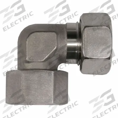 BRENNAN INDUSTRIES Compression Elbow: 12 mm OD x 12 mm OD Size, M18X1.5 x M18X1.5 Thread Size - Flareless Bite-Type Steel Compression Fittings