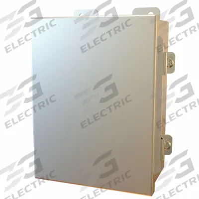 HAMMOND Electrical Enclosure: Stainless Steel, 8 in x 6 in x 4 in, NEMA 12/13/3R/4/4X - Stainless Steel Enclosures