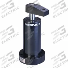 ENERPAC Collet-Lok Swing Cylinder: Double Acting, 8,500 lbf Clamping Force, 1.65 in Total Stroke (MPN WPFR300V). Key specifications — attr95671: 2.05 sq in; attr95672: Right; attr97405: WPFR300V; attr98896: ENERPAC.