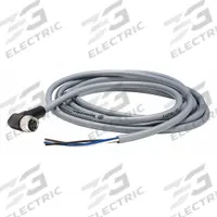 Cordset: M8 Female Right Angle X Bare Wire, 4 Pins, Gray, PVC, 5 m Cable Lg, 18 AWG Wire Size (MPN XZCPV1041L5). Key specifications — Cable Jacket Color: Gray; End 1 Mounting Orientation: Right Angle; End 1 Gender: Female; End 1 Connection Type: M8; Cable Jacket Material: PVC; Brand: TELEMECANIQUE SENSORS; IP Rating: IP67; End 2 Connection Type: Bare Wire.