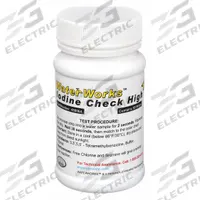 INDUSTRIAL TEST SYSTEMS Test Strips: Iodine, 0 to 300 ppm Iodine, Strip, 50 Tests, Iodine (MPN 480064). Key specifications — Test Form: Strip; Brand: INDUSTRIAL TEST SYSTEMS; Parameter Measurements Included: 0 to 300 ppm Iodine.