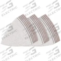 DREMEL Sanding Sheet Set: 3 3/16 in Wd, 80_120_240 Grit, 18 Sheets, Sanding Sheet Set (MPN MM80P). Key specifications — attr1097525: Aluminum Oxide; attr1097555: DREMEL.