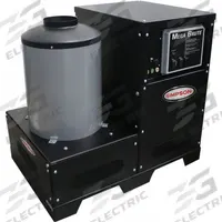 SIMPSON Electric Pressure Washer: Stationary, 230 V – Single-Phase, 3,000 psi, 4 gpm, 7 1/2 hp (MPN MB3004NG). Key specifications — Burner Fuel: Natural Gas; Pump Drive: Belt; Brand: SIMPSON.