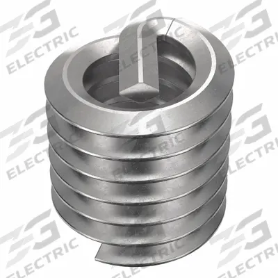 HELI-COIL Helical Insert: Tanged Tang Style, Screw-Locking, 1/4"-20 Thread Size, Plain - Screw-Locking Tanged Helical Inserts