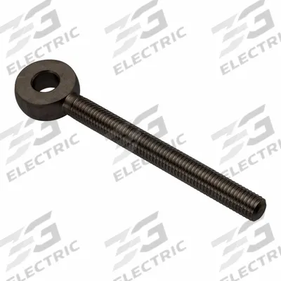 AMPG Fixed Rod End: Stainless Steel, Black Oxide, 3 in Hole Center-to-End Lg - Stainless Steel Male Threaded Fixed Rod Ends