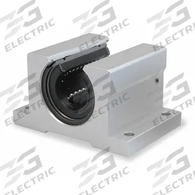 Dayton Linear Pillow Block Bearing: Twin, 1 1/2 in Inside Dia, 7 fps Steady State Speed - Twin Open Pillow Block Linear Ball Bearings