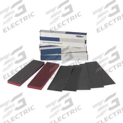 HIRETECH Abrasive Sheet: 4 1/2 in x 15 3/4 in Abrasive, For HTF Series, 80 Grit - Abrasives for Floor Sanders
