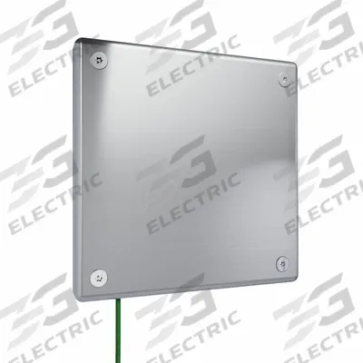 LEGRAND Wall Plate: Blank, 1 Gang, Silver - Tamper-Resistant Wall Plates