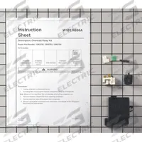 WHIRLPOOL Compressor Overload and Relay Kit: Mfr Part # 12002782. Key specifications — Product Type: Compressor Overload and Relay Kit; Manufacturer Part Number: 12002782; Brand: WHIRLPOOL.