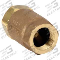 APOLLO Ball Cone Spring Check Valve: Ball, Inline Valve Body, Bronze, 1 1/4 in Pipe Size, Std, RPTFE (MPN 6110601). Key specifications — Ball Material: RPTFE; Brand: APOLLO.