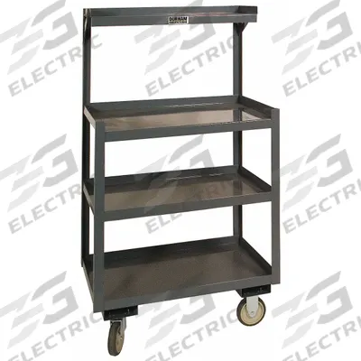 APPROVED VENDOR Mobile Workstation: 1,200 lb, 4 Shelves - General Purpose Steel Mobile Workstations