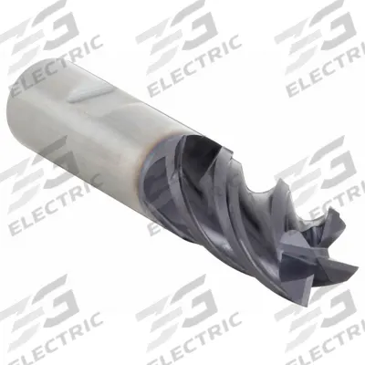WIDIA HANITA Square End Mill: Carbide, TiAlN Coated, 4 Flute, 3/4" Mill Dia, 2-1/4" LOC - Fast-Cutting Carbide Square End Mills for Steel & Cast Iron