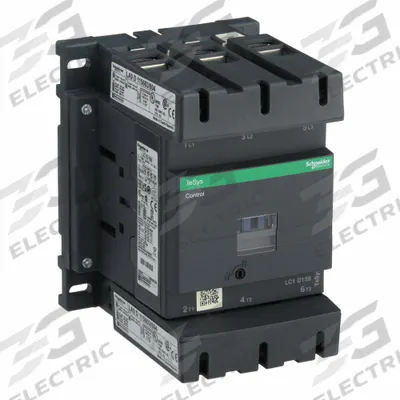 SCHNEIDER Magnetic Contactor: Non-Reversing, 3 Poles, 3NO Contacts, 150 A - Non-Reversing IEC Contactors