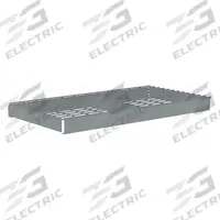 TENNSCO Shelf: 48 in x 24 in, 2,500 lb Load Capacity, Steel, 5 ga Decking, Gray, Shelf (MPN ZLCS-4824W). Key specifications — Decking Material: Steel; Includes: (2) Channel Beams; Decking Finish: Zinc Plated; Shelf Configuration: Single Straight; Color: Gray; Frame Material: Steel; Brand: TENNSCO; Frame Finish: Zinc Plated.