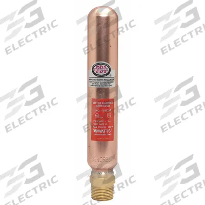 Watts Water Hammer Arrestor: 3/4 in Pipe Size, NPT, 8 9/16 in Overall Ht - Water Hammer Arrestors