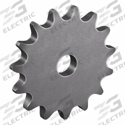 TRITAN Roller Chain Sprocket: No Hub, For Single Strands, 100, 15 Teeth, 6.013 in Pitch Dia - Size 100 Plain-Bore Roller Chain Sprockets
