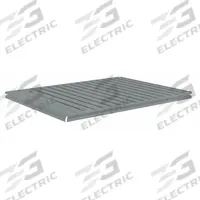 TENNSCO Shelf: 48 in x 36 in, 850 lb Load Capacity, Steel, 22 ga Decking, Gray, Shelf (MPN ZBES-4836C). Key specifications — Decking Material: Steel; Includes: (4) Beams; Decking Finish: Zinc Plated; Shelf Configuration: Single Straight; Color: Gray; Frame Material: Steel; Brand: TENNSCO; Frame Finish: Zinc Plated.