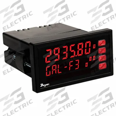 Dwyer Analog Panel Meter: 999,999 Display Span - Max, 85 V AC – 265 V AC, 0.6 in Digit Ht - Max. - AC Current Digital Panel Meters