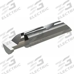 MICRO 100 Grooving Tool: 0.1875 in Shank Dia., Right Hand, 2.000 in Overall Lg (MPN QRR-017-10)