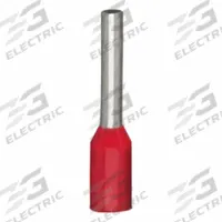 WAGO Wire Ferrule: 18 AWG Max Wire Size, Holds 1 Wire, Red, Polypropylene, 0.06 in Ferrule Dia (MPN 216-243-WWG). Key specifications — Brand: WAGO.