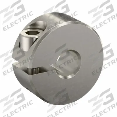 RULAND MANUFACTURING Shaft Collar: 1-Piece, Inch, Round, Clamp-On, 3/16 in Bore Dia - Stainless Steel Shaft Collars