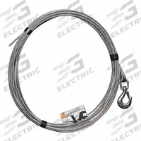 OZ LIFTING PRODUCTS Cable Assembly: Cable, 45 ft Line Lg, 1/4 in Line Dia (MPN OZSS.25-45). Key specifications — Operation Compatibility: Pulling; Brand: OZ LIFTING PRODUCTS; Line Material: Stainless Steel; Line Type: Cable; For Use With: Winches.
