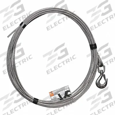 OZ LIFTING PRODUCTS Cable Assembly: Cable, 45 ft Line Lg - Cables for Davit Cranes