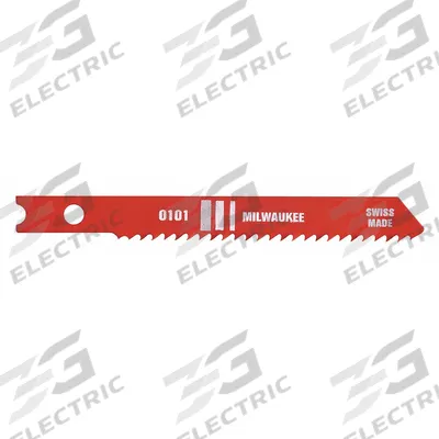 MILWAUKEE Jigsaw Blade: 14, 5 1/4 in Blade Lg, Bi-Metal, Bi-Metal, T Shank, Medium Metal - Metal-Cutting Blades
