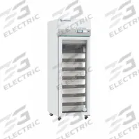 COREPOINT SCIENTIFIC Blood Bank Refrigerator: 23 cu ft, Upright, 1°C to 10°C, 35 3/4 in Overall Dp (MPN NSBR231WSG-0). Key specifications — Door Opening Style: Right; Color: White; Alarm Type: Temperature; Manufacturer Part Number: NSBR231WSG-0; Brand: COREPOINT SCIENTIFIC; Product Type: Blood Bank Refrigerator; Door Type: Swing Glass; Refrigerant Type: R-600a.